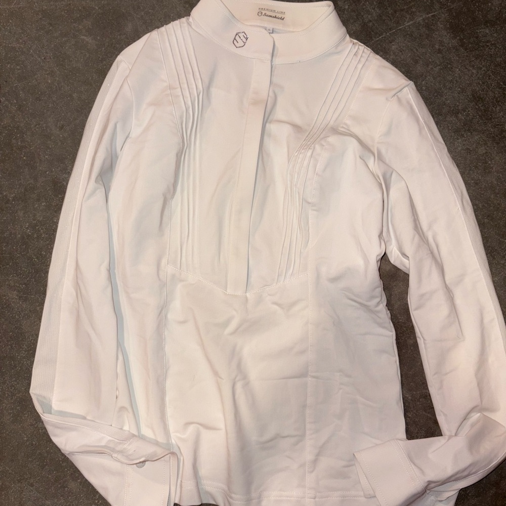 Samshield Premium Line White Show Shirt Womens Large